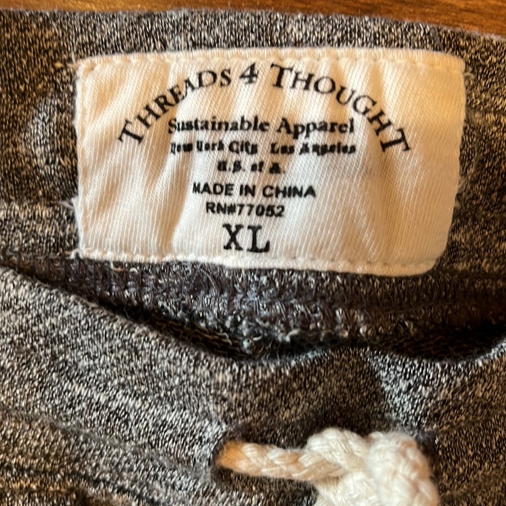 Threads 4 Thought mens gray joggers.  NWT - Picture 6 of 13